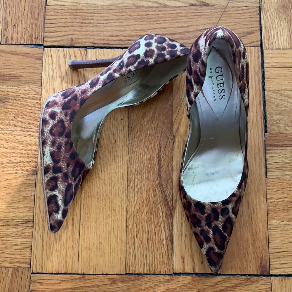 Guess by Marciano Leopard Print Heel